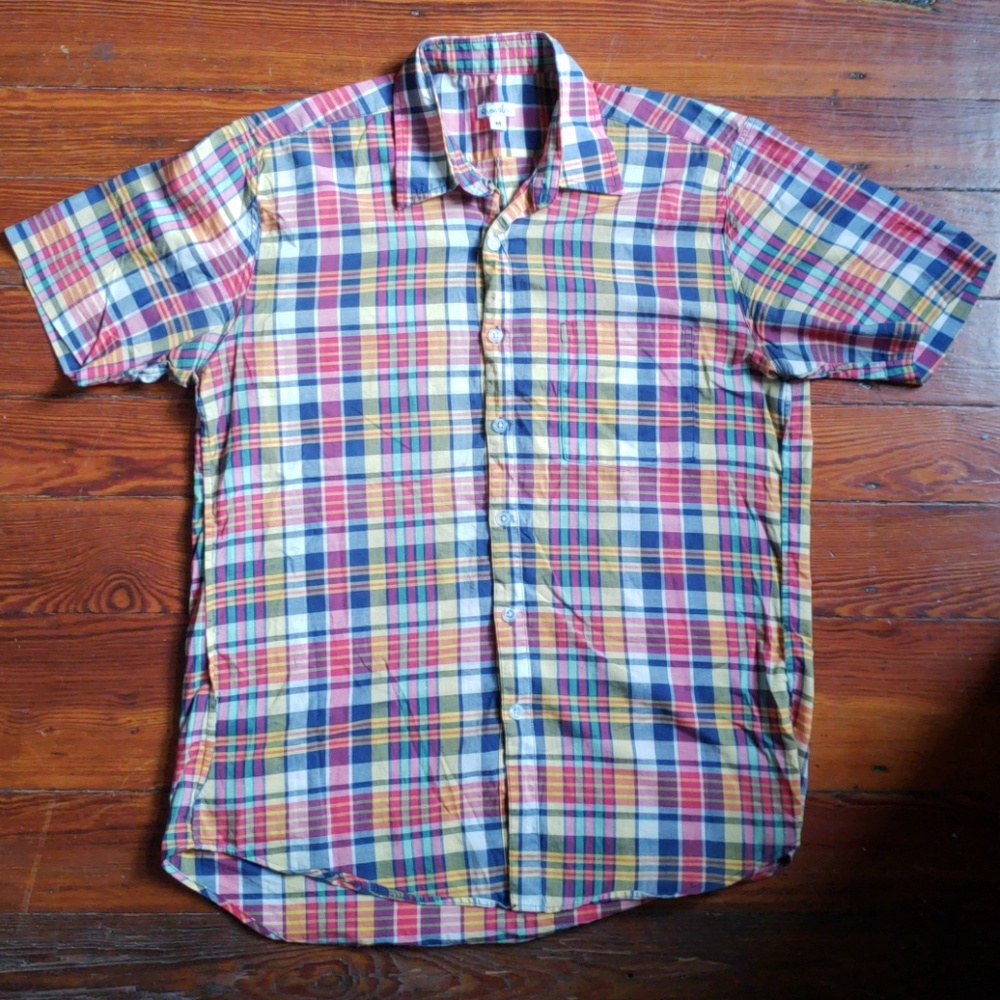 Steven Alan mens short sleeve size M